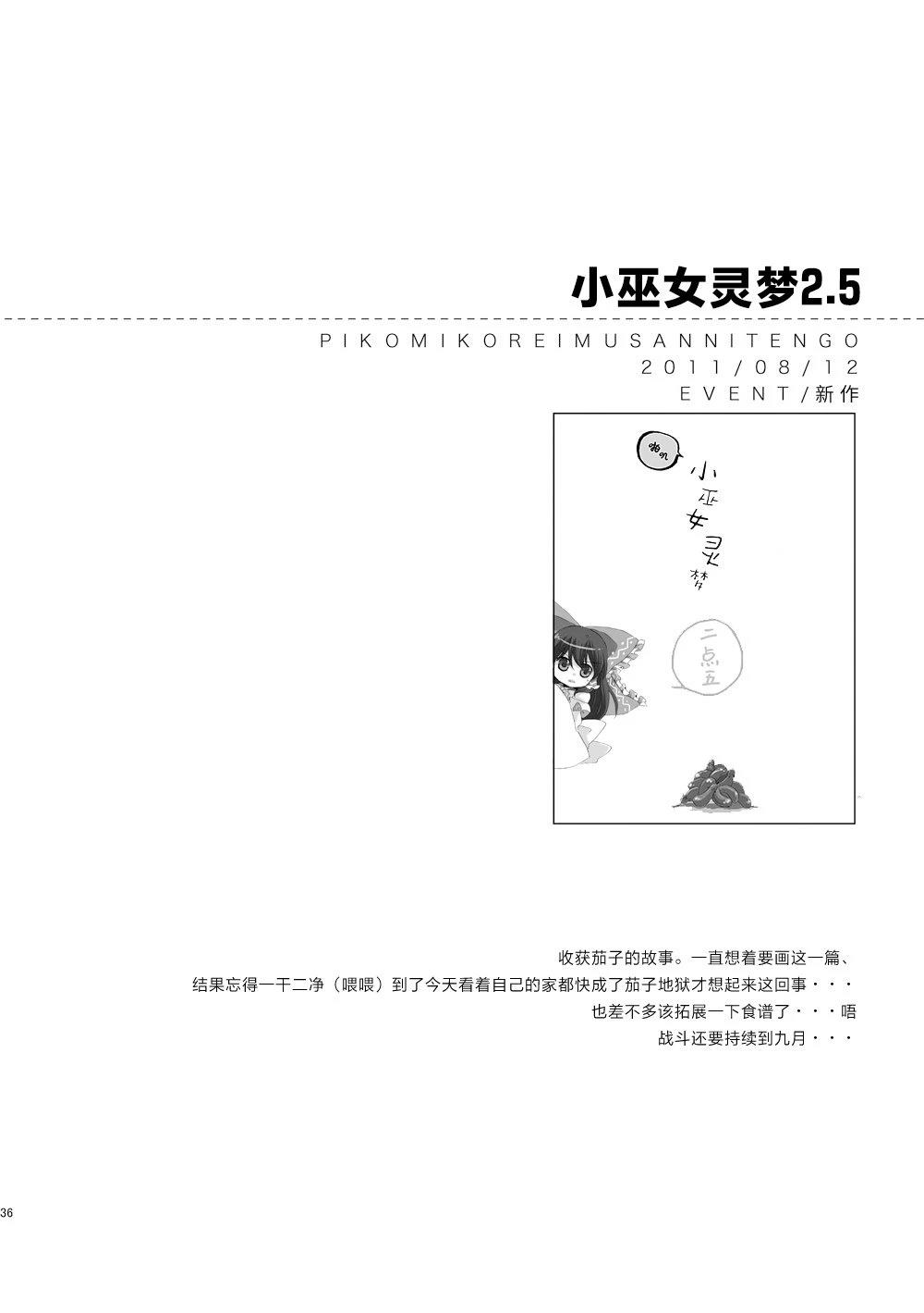 啪叽巫女小灵梦总集篇 短篇 第36页