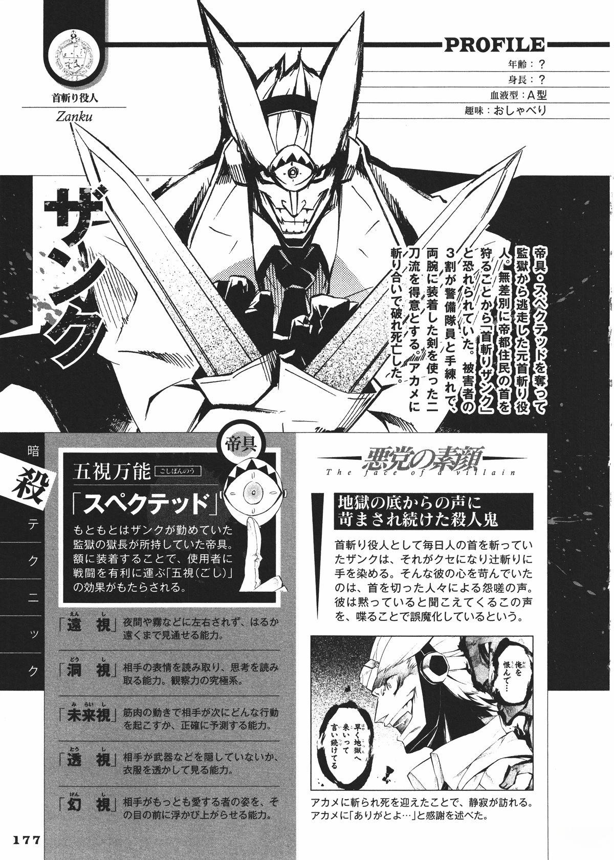 斩·赤红之瞳! 官方设定集 第178页