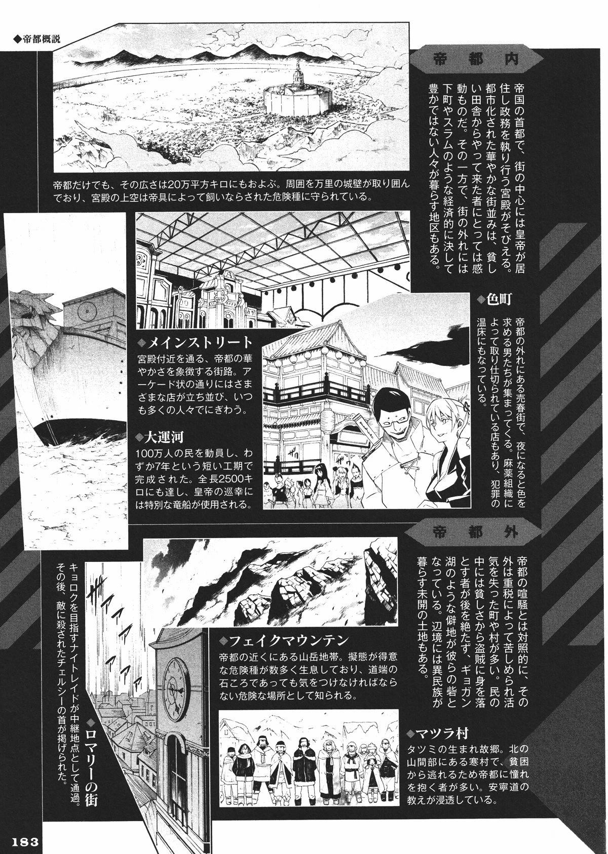 斩·赤红之瞳! 官方设定集 第184页