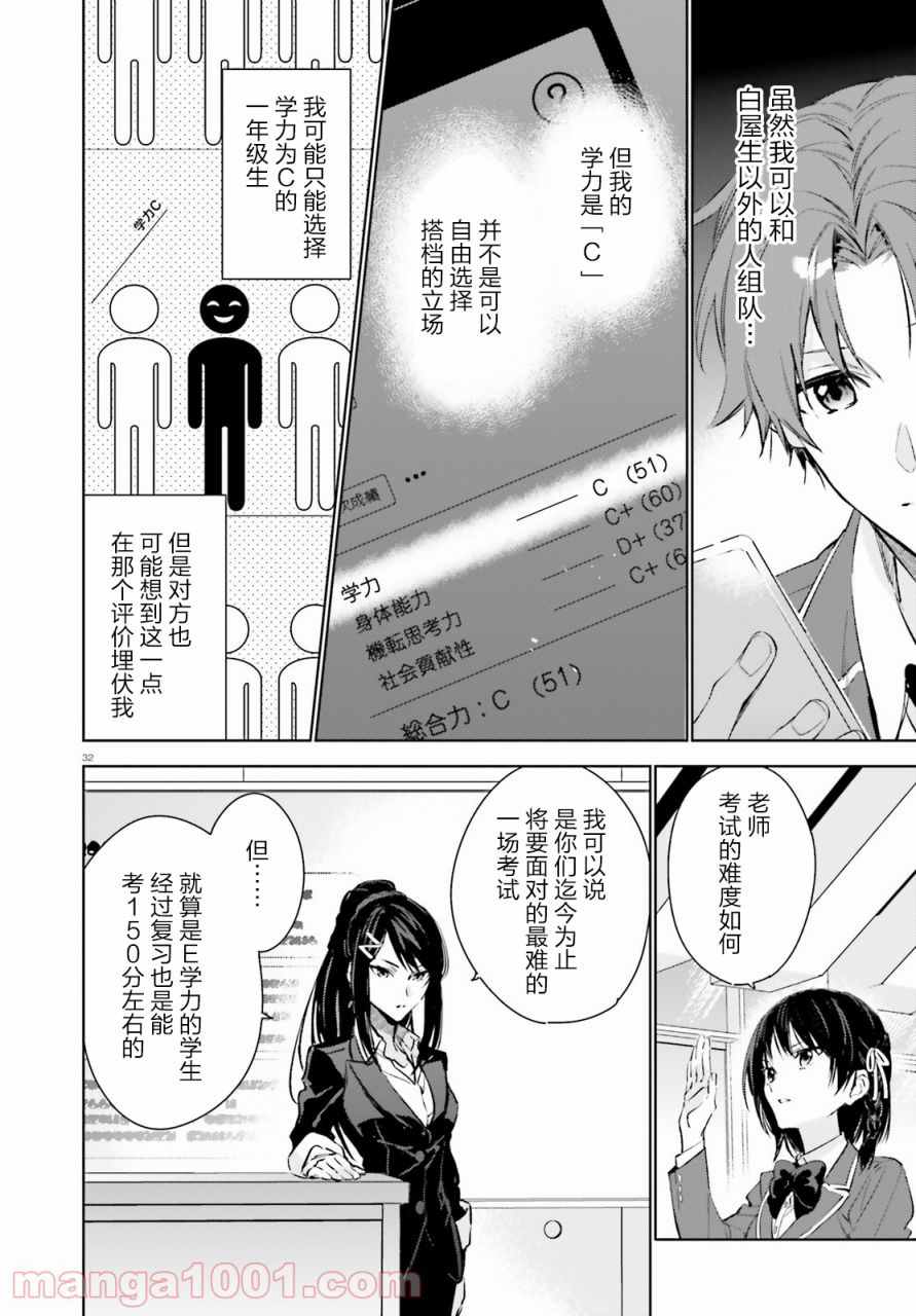 欢迎来到实力至上主义的教室 2年级篇 第1话 第31页